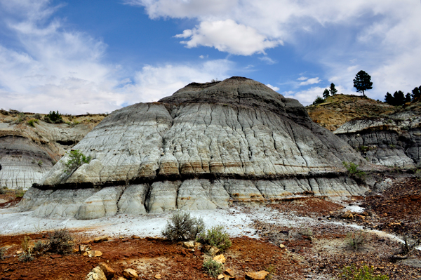 rock formation in Makoshika State Park